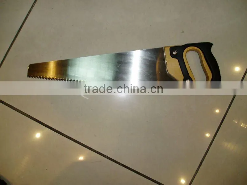 triple sharpening wooden hand saw
