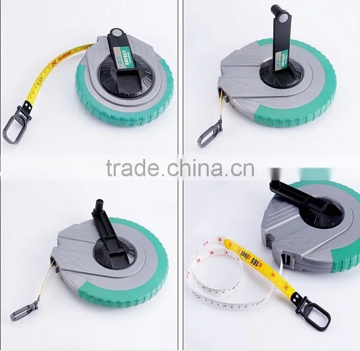 BERRYLION 30m round shape measuring tape with anti drop design