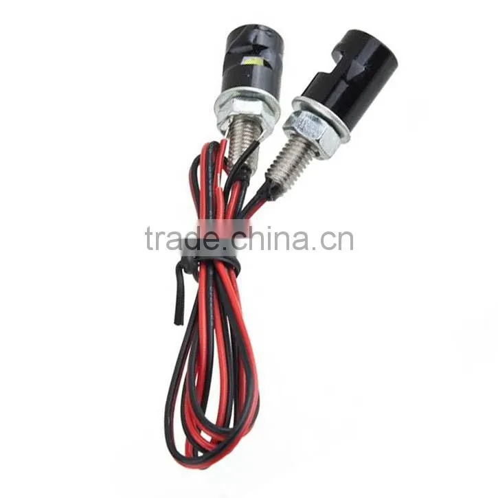 12v Truck Auto Car Van Motorcycle Dirt Bike ATV Quad LED SMD Licence Plate Light Bolt LED Light