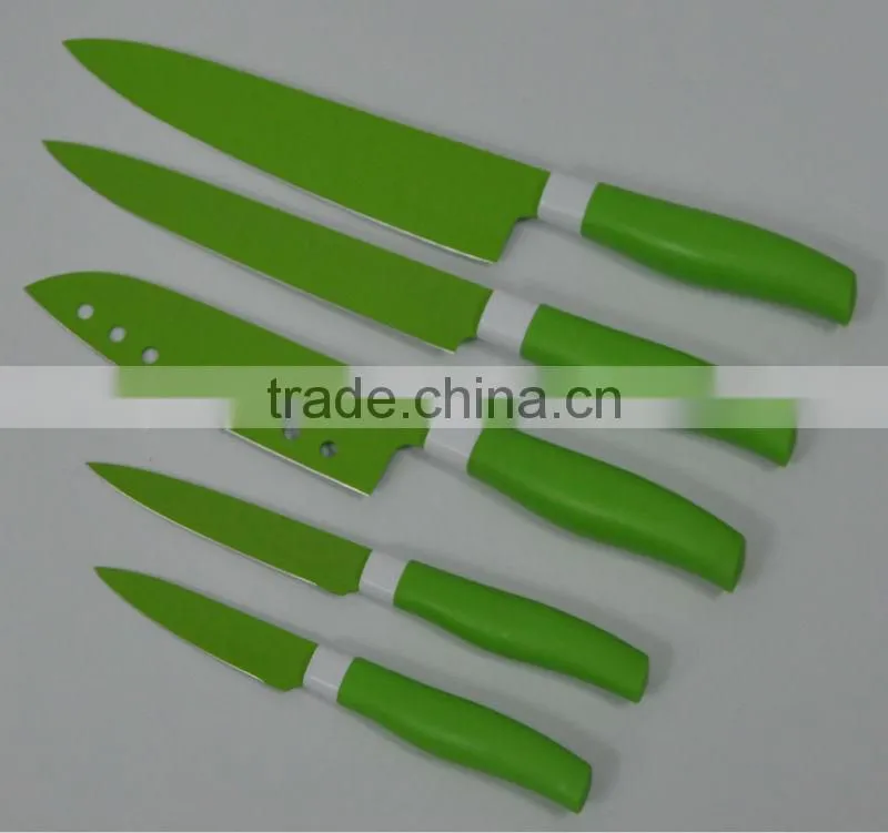 blade non-stick knife set