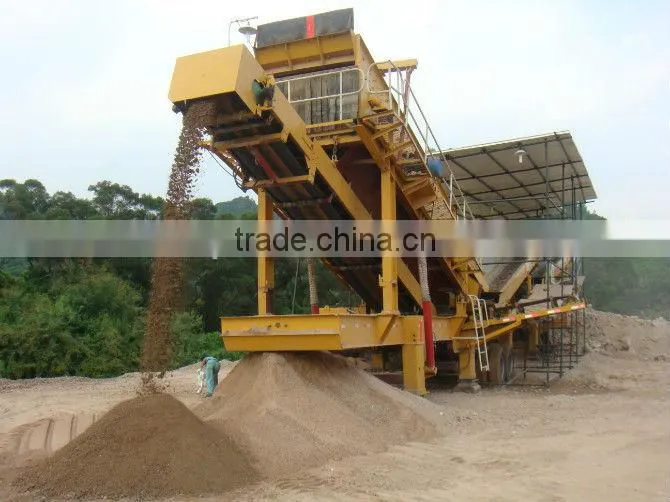 Hot Selling Mobile Mining Crusher for Gold Ore