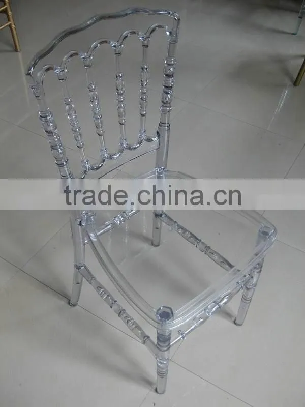 wholesale high quality wedding acrylic chairs transparent napoleon chairs