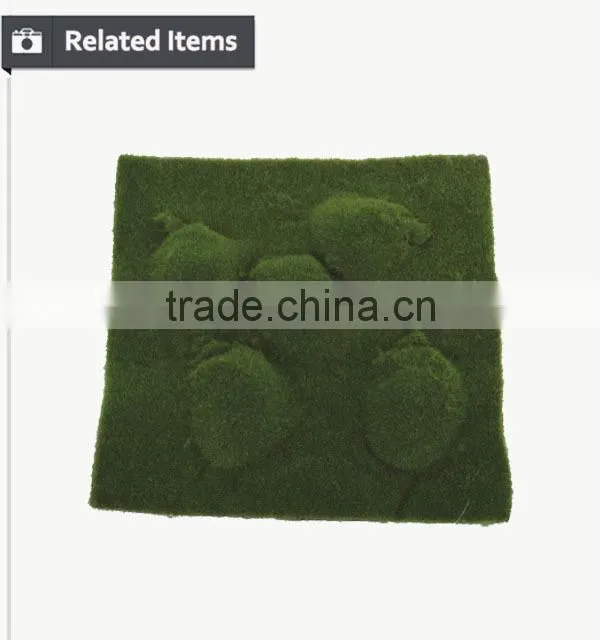Artificial decorative moss ball for games children's