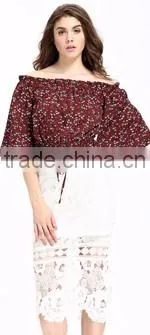 Domin fashion factory latest images of chiffon tops