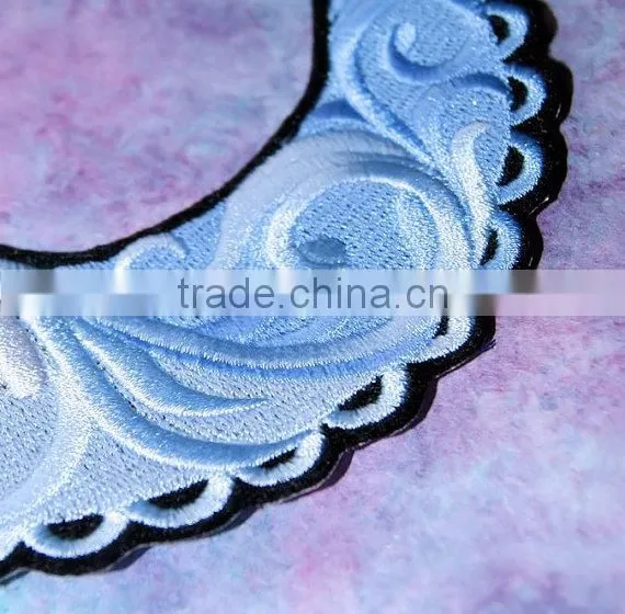 Custom high quality embroidered creative sun patch for clothes embroidery patch made in china choose size/color