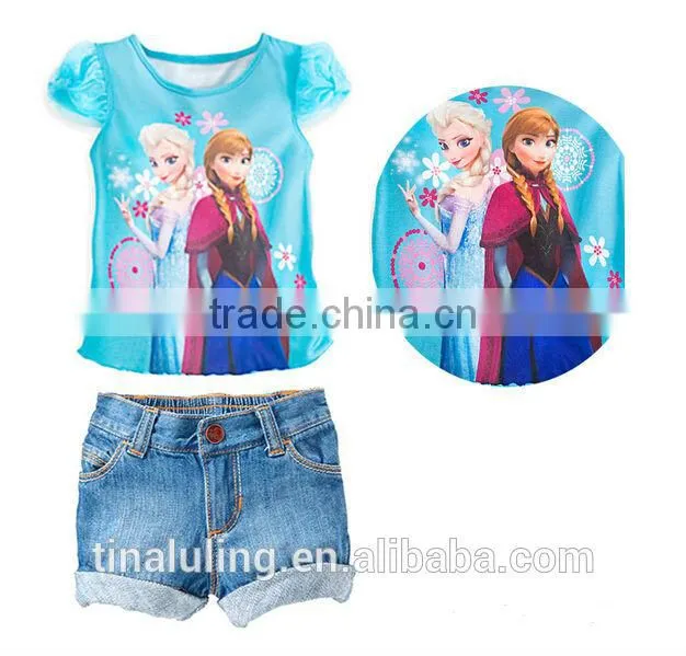 brand new summer baby girl clothing sets Kids outfits baby clothes