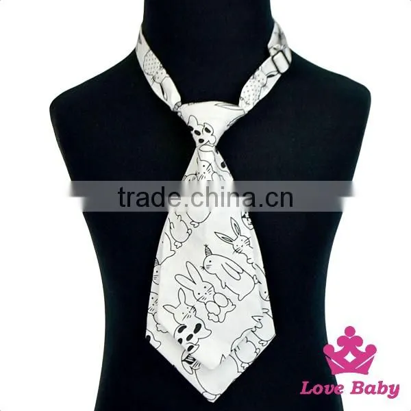 Hot Sale Neckcloth Multicolor Elastic Tie baby& kids Bow Ties Cheap Boy Necktie