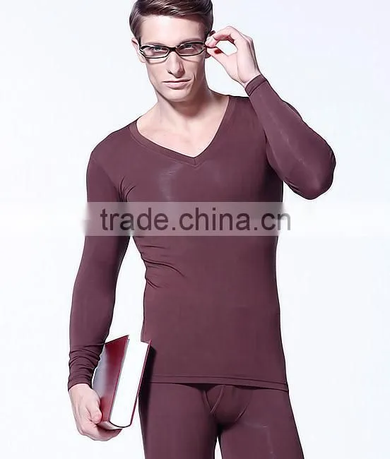 Sexy super elastane men's sleepwear suit pajamas