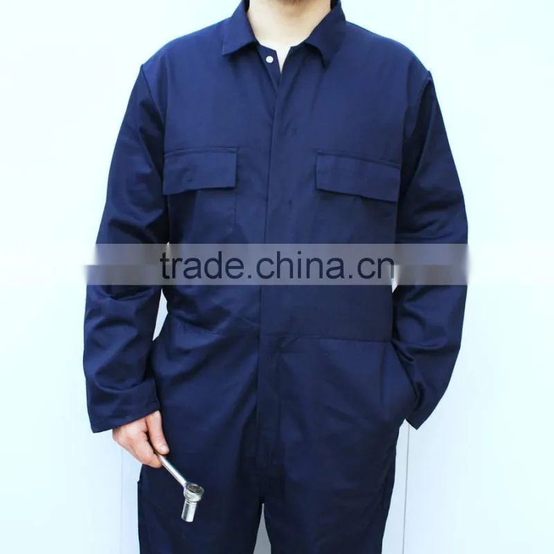 Mechanics Coverall Uniform fashion coverall work wear male summer and autumn auto workwear mechanics uniform