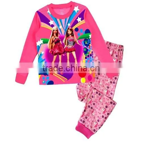 100% cotton long sleeve comfortable baby sleepwear, baby pajamas