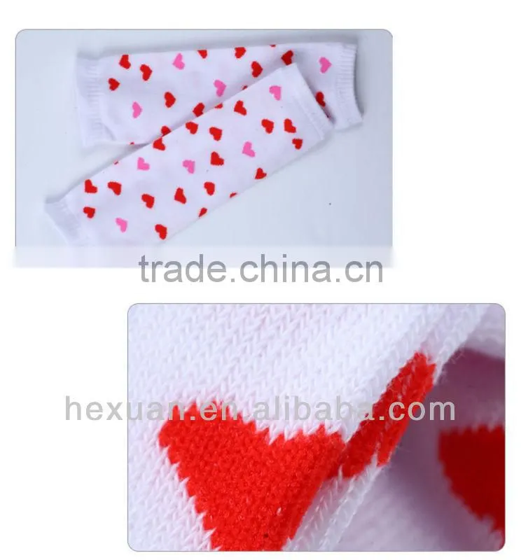 promotion colorful baby cotton arm warmers leg warmers