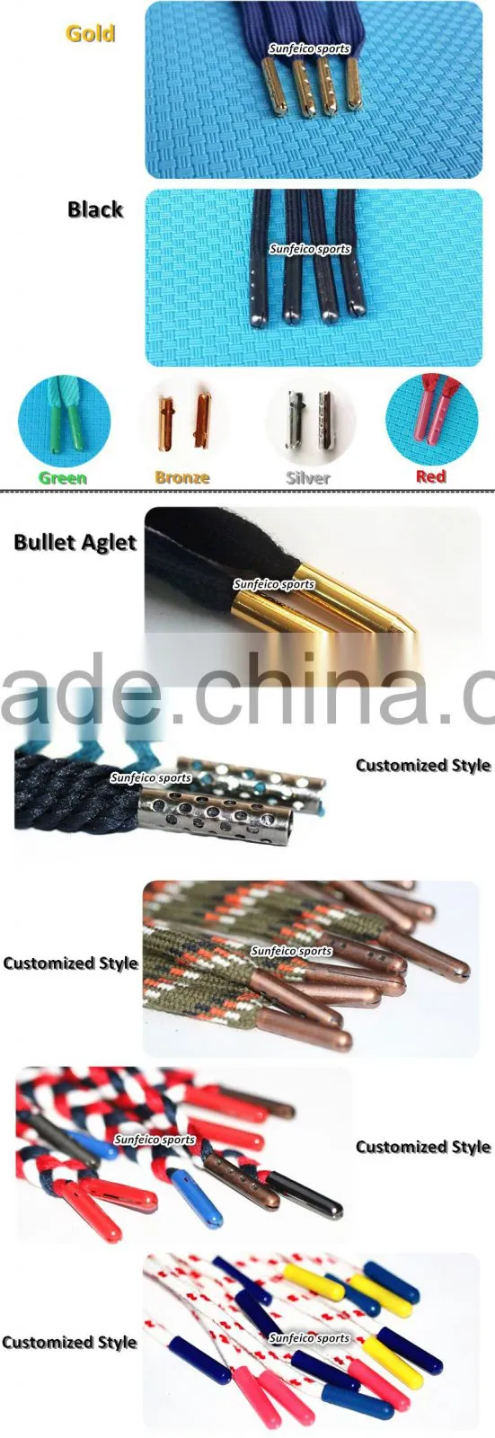 Customized Shoelace Bullet Metal Smooth Ends Aglet - Shoe Lace Tip Replacement - Cylinder Tips Metal Aglets DIY Shoe Lace Tips