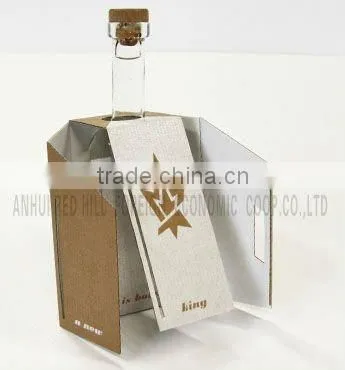cool design packaging of Kraft corrugated wine box