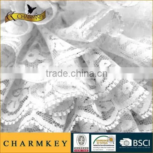 Charmkey fancy knitting yarn nylon acrylic blended thick tape yarn lace yarn for women