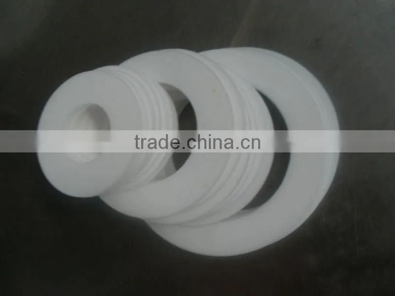 white virgin ptfe gasket/ptfe glange gasket