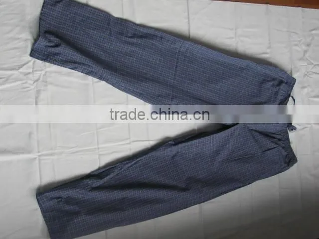 yarn dyed and print pants