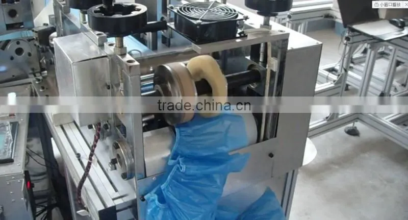 Plastic shoe cover making machinery