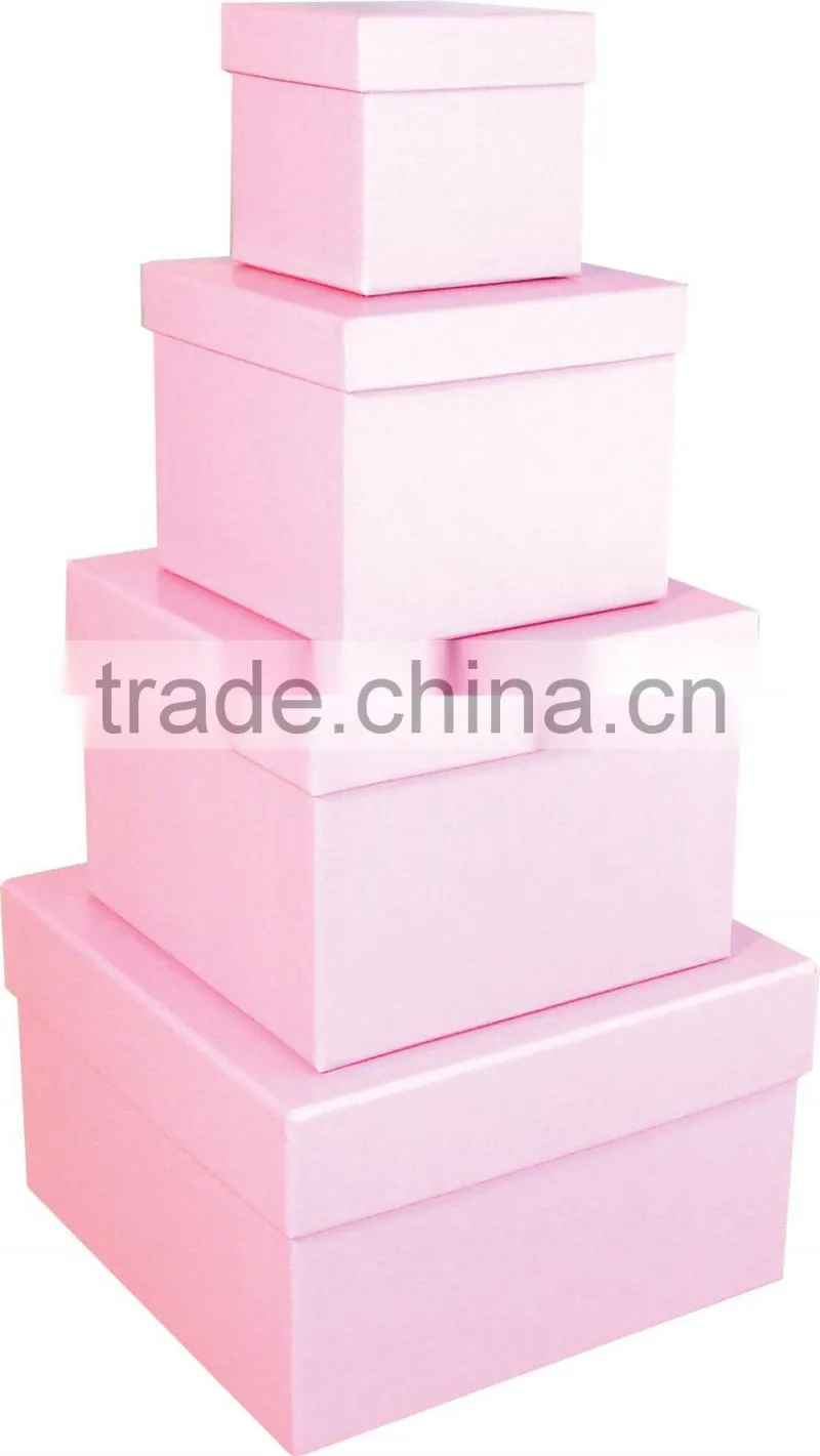 Gift Jewelry Box In Box Multi Layers 4 In 1 Set Square For Lover