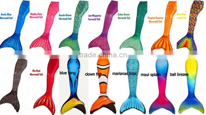 Baby Girls Mermaid Costumes/Girls Beachwear/Kids Bikini Summer Swimsuit