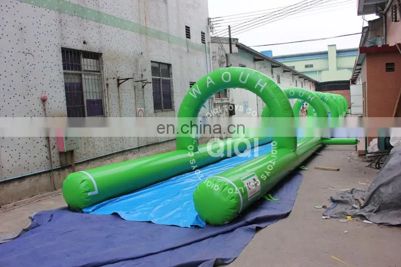 Commerial long slip n slide inflatable water slide