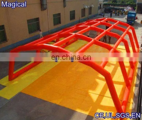 Inflatable arch tent for activities