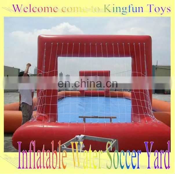 inflatable water soccer game