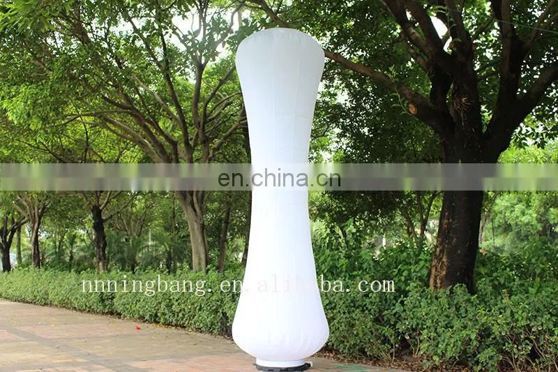 outdoor decorative pillars inflatable led pillar for sale