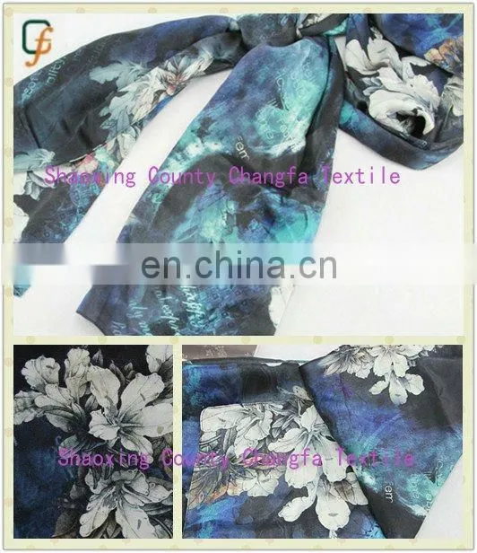2013 Custom Design Digital Printed Silk Scarf