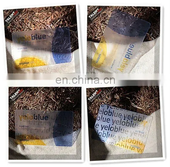 custom private design printed plastic PVC spot UV member card for promotion