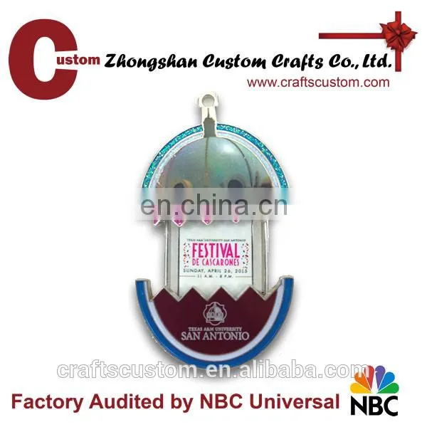 Promotional new products expert factory custom photo insert cameo decorative medal metal photo frame medal