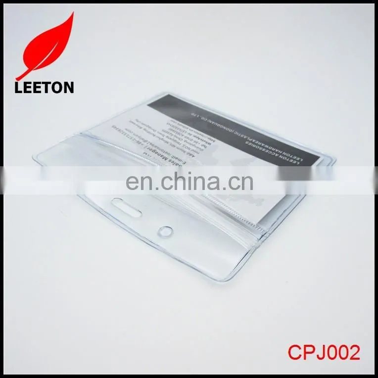 Rectangle PVC ID name badge holder