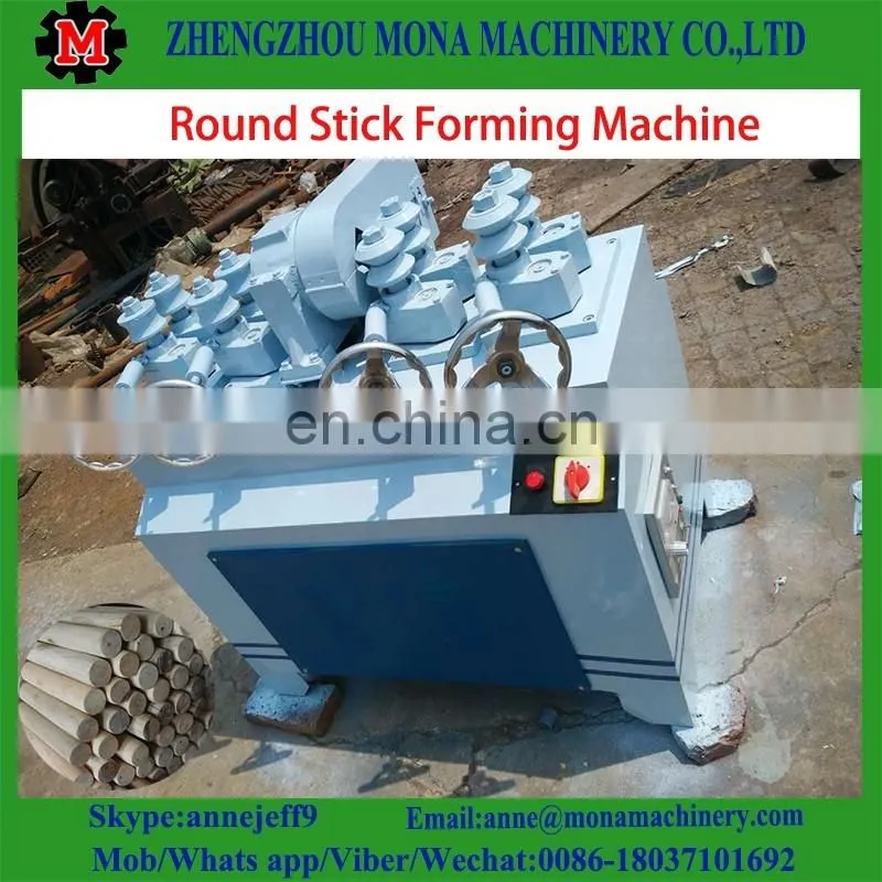 High efficient thread wooden broom handle threaded wooden shovel handle wooden brush handle making machine