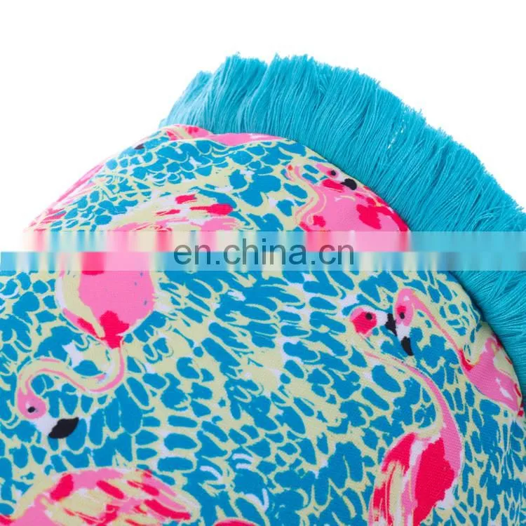 Home Garden Decorative Durable High Quality Tropical Flamingo Print Boudoir Pillow Outdoor for Bench
