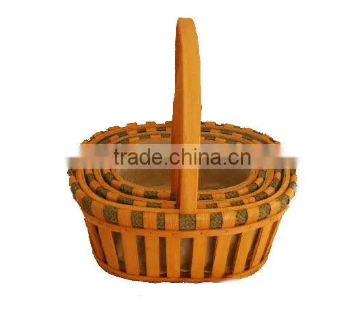 Wood Wastepaper Basket/Waste Basket