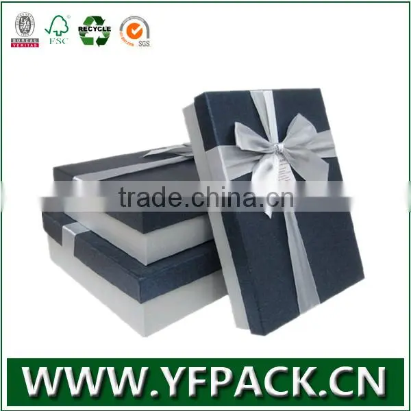 2014 paper box factory wholesale wedding dress packaging box