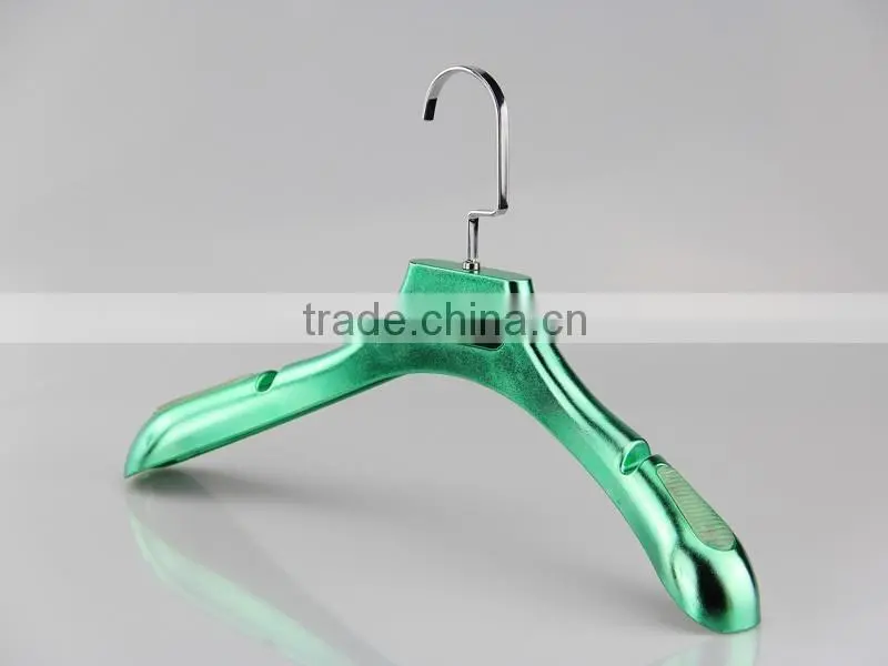 HA6956 different color hanger strong ABS plastic electroplated hanger