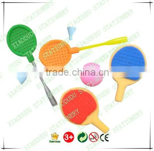 Fancy Badminton Shaped 3D Eraser