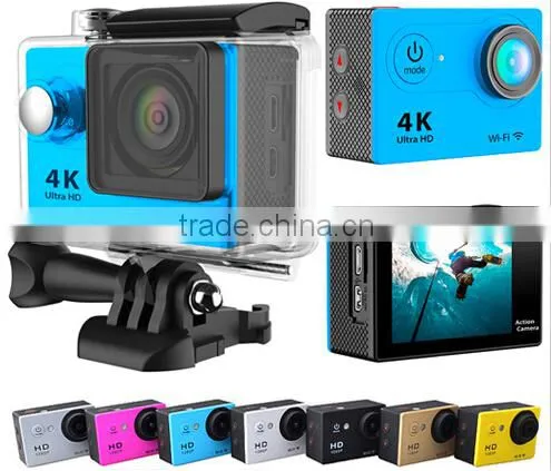 China Supply Sport action camera 2.0 inch TFT LCD Screen1080p night vision action camera 170 Degree Ultra wide angle lens