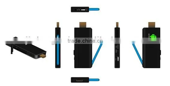 New desgn! MK809IV Quad Core RK3188 Android 4.2 Mini PC TV Box 2GB 8GB Bluetooth Remote Control