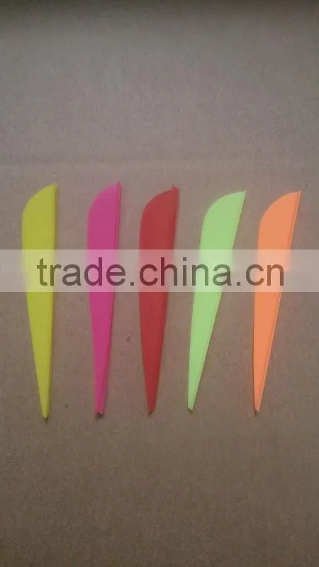 Arrow plastic feather fletching vanes 1.75",2",2.5",3",4",5" linkboy hunting