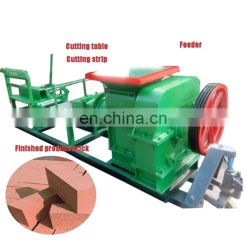 Runxiang Small Scale Hot sale Automatic and Semiautomatic Red Soil earth Clay Logo Brick product line Extruder Making Machine