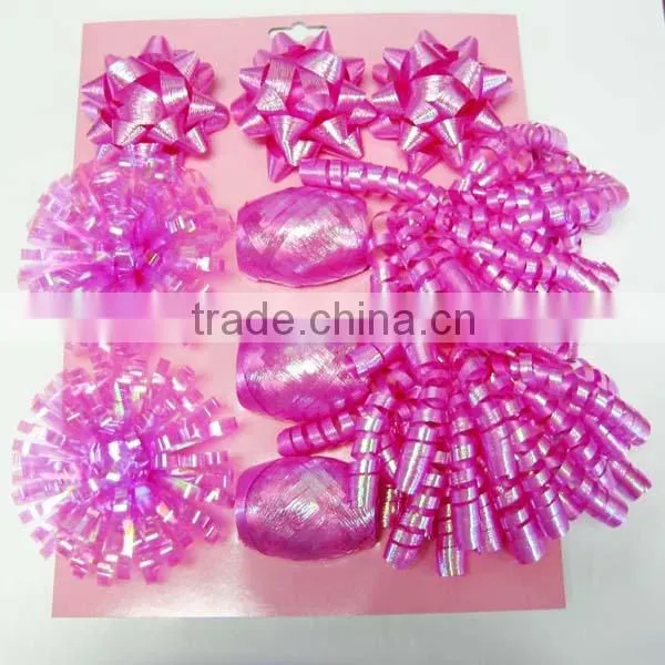 The Hign Quality Purple Grosgrain Betterfly Ribbon with Gold Edge for Valentine's day Gift Packaging