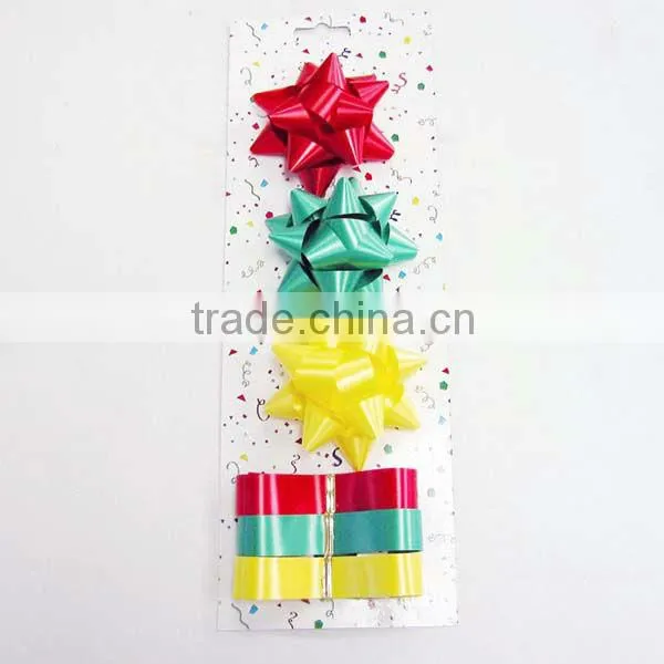 Holographic Gift Ribbon Bow and Balloon Ribbon for Gift Wrapping and Party Decoration
