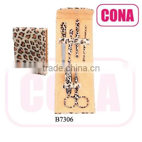 wholesale 7pcs zipper bag manicure set