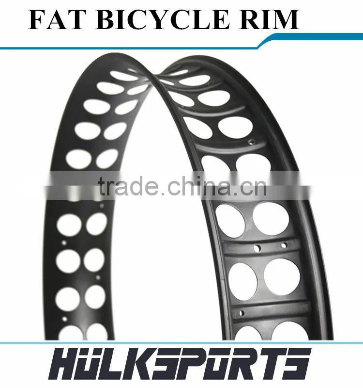 Bicycle Parts Carbon 26ER Profile 25mm Fat Wheel Rims Width 100mm Carbon Fiber Wheels Tubuless Hookless Rims Fat Bike Wheels