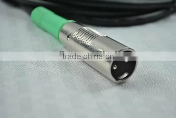 10FT XLR OFC Microphone Cable With Black Color MC191-10FT