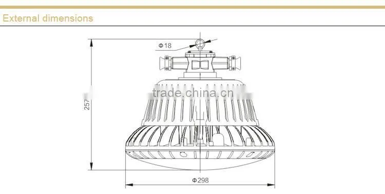 Flameproof LED roadway lights Used for Mining