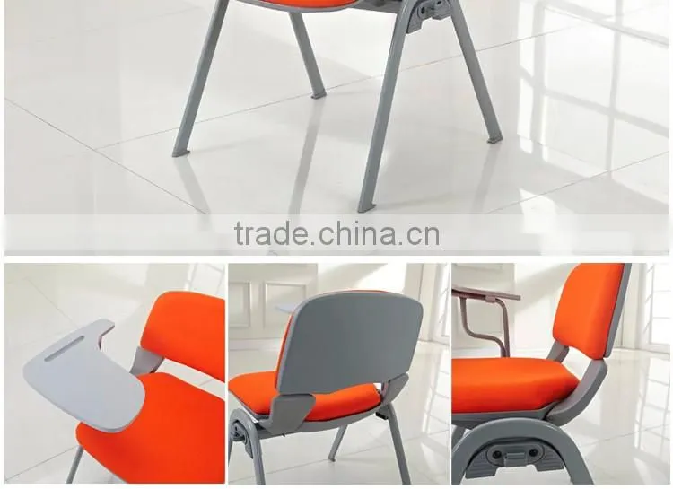 table stackable office visitor chair training staff metal meeting room chair