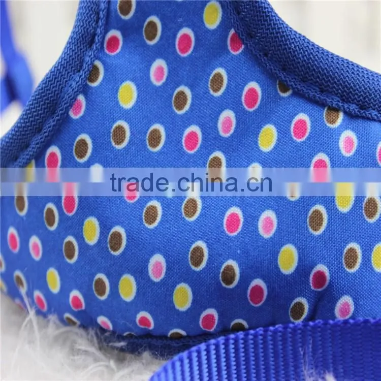 Cartoon chest and back new harness leash pet carriers dog rope pet supplies wholesale