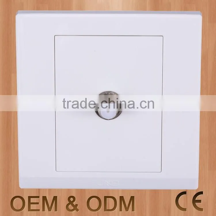 White new fashion satellite socket for home decoration